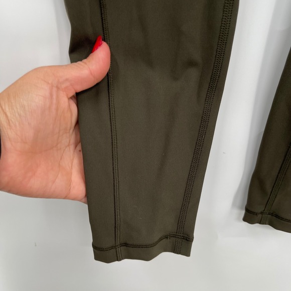 LULULEMON ATHLETICA ‎ woman's Speed Up Tight in Dark Olive Size 4 - Picture 5 of 10